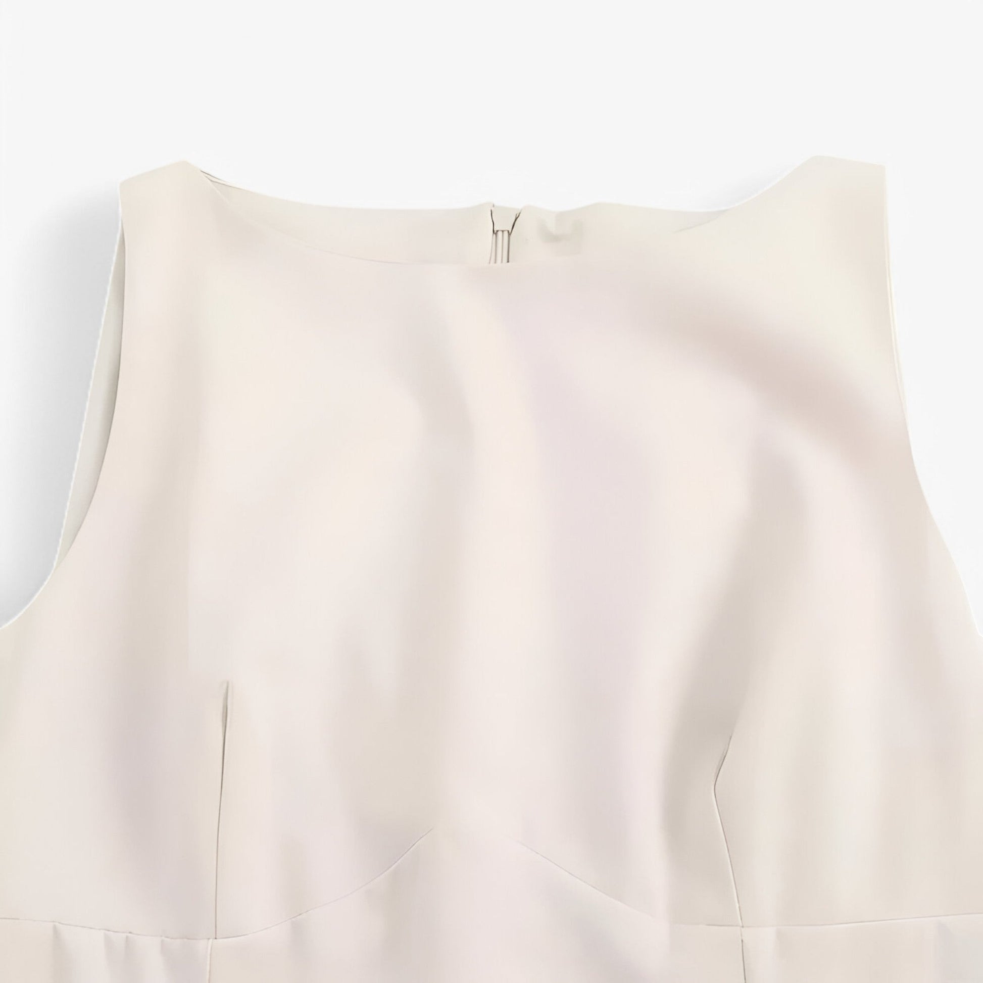 Kobieca Sukienka Mini Plisowana bez Rękawów z Kokardą, Lekki Materiał, Elegancki Design 7
