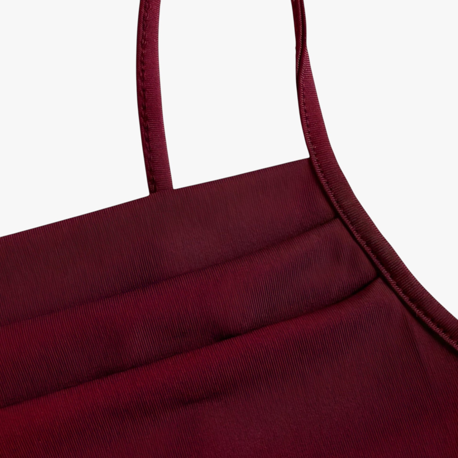 Sukienka Maxi Burgundowa z Dekoltem V - Elegancka Sukienka Wieczorowa Maxi dla Kobiet 4
