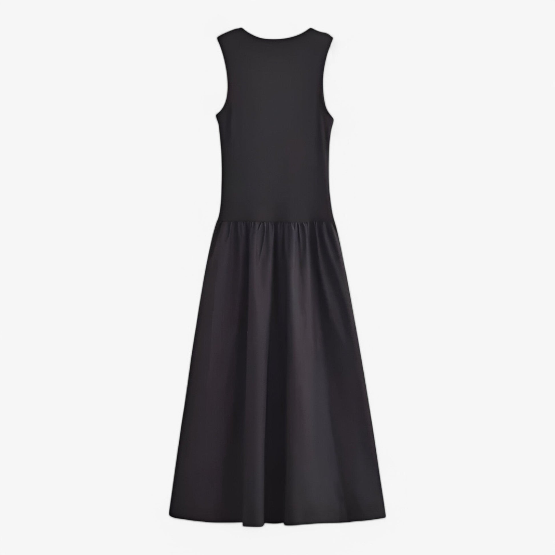 Sukienka Midi Elegancka dla Kobiet - Wygodna Dzianinowa Bodycon bez Rękawów na Wesele i Casualowe Wyjścia 0