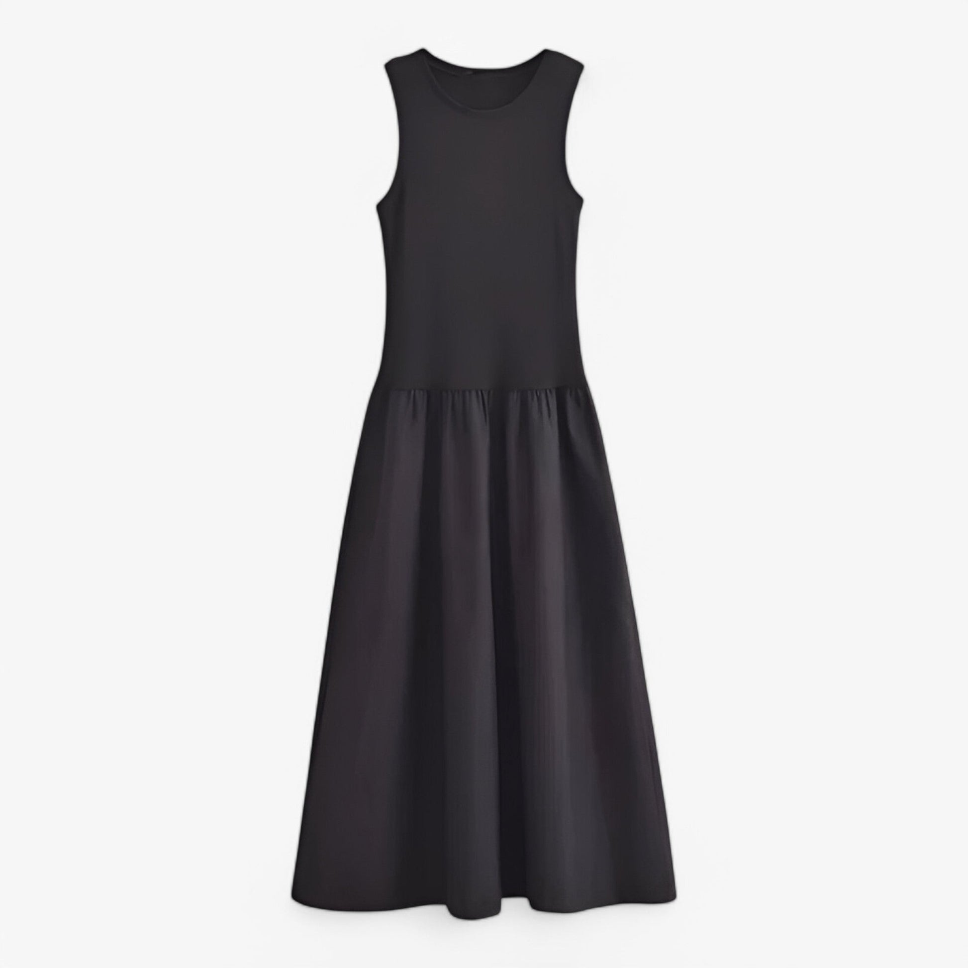 Sukienka Midi Elegancka dla Kobiet - Wygodna Dzianinowa Bodycon bez Rękawów na Wesele i Casualowe Wyjścia 2