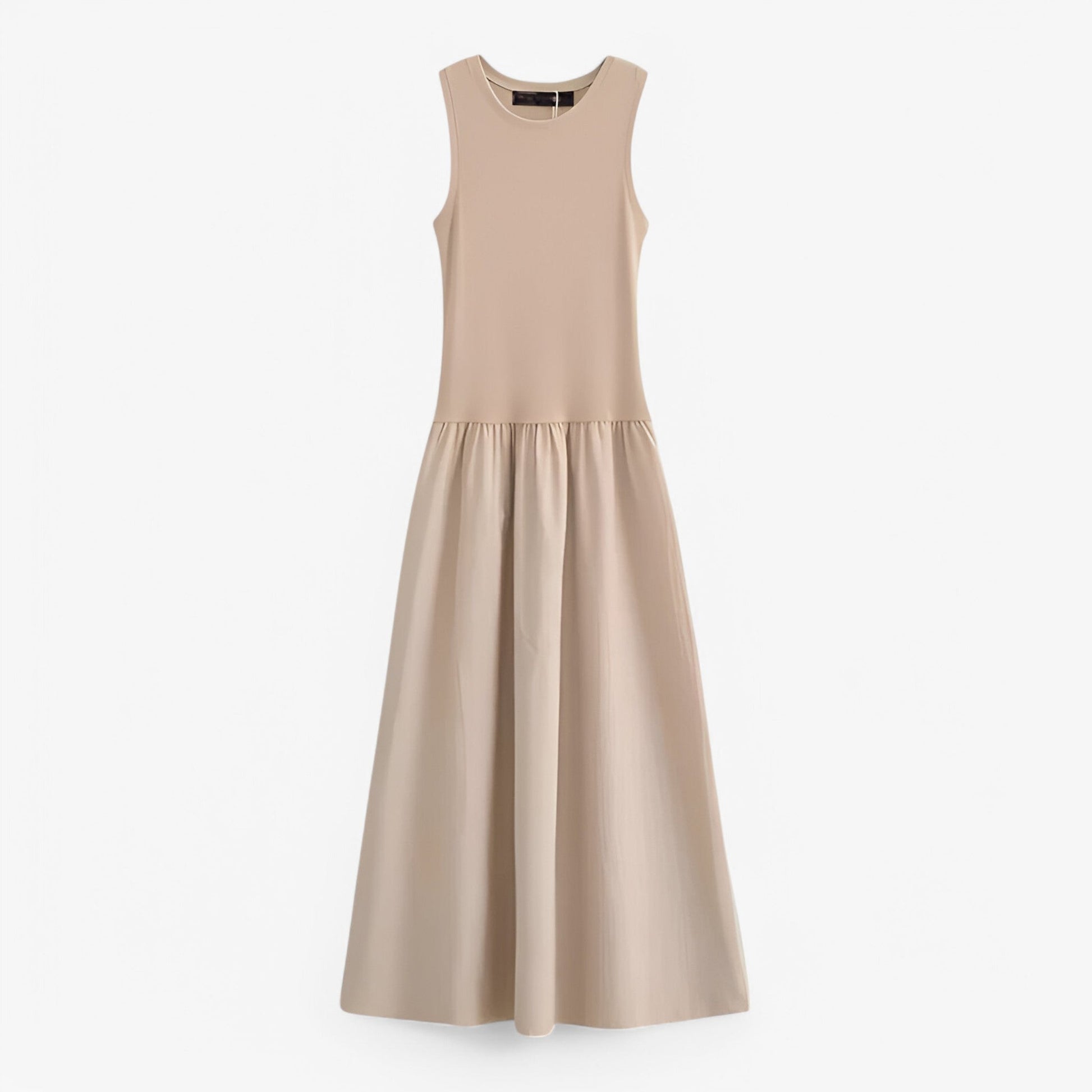 Sukienka Midi Elegancka dla Kobiet - Wygodna Dzianinowa Bodycon bez Rękawów na Wesele i Casualowe Wyjścia 4