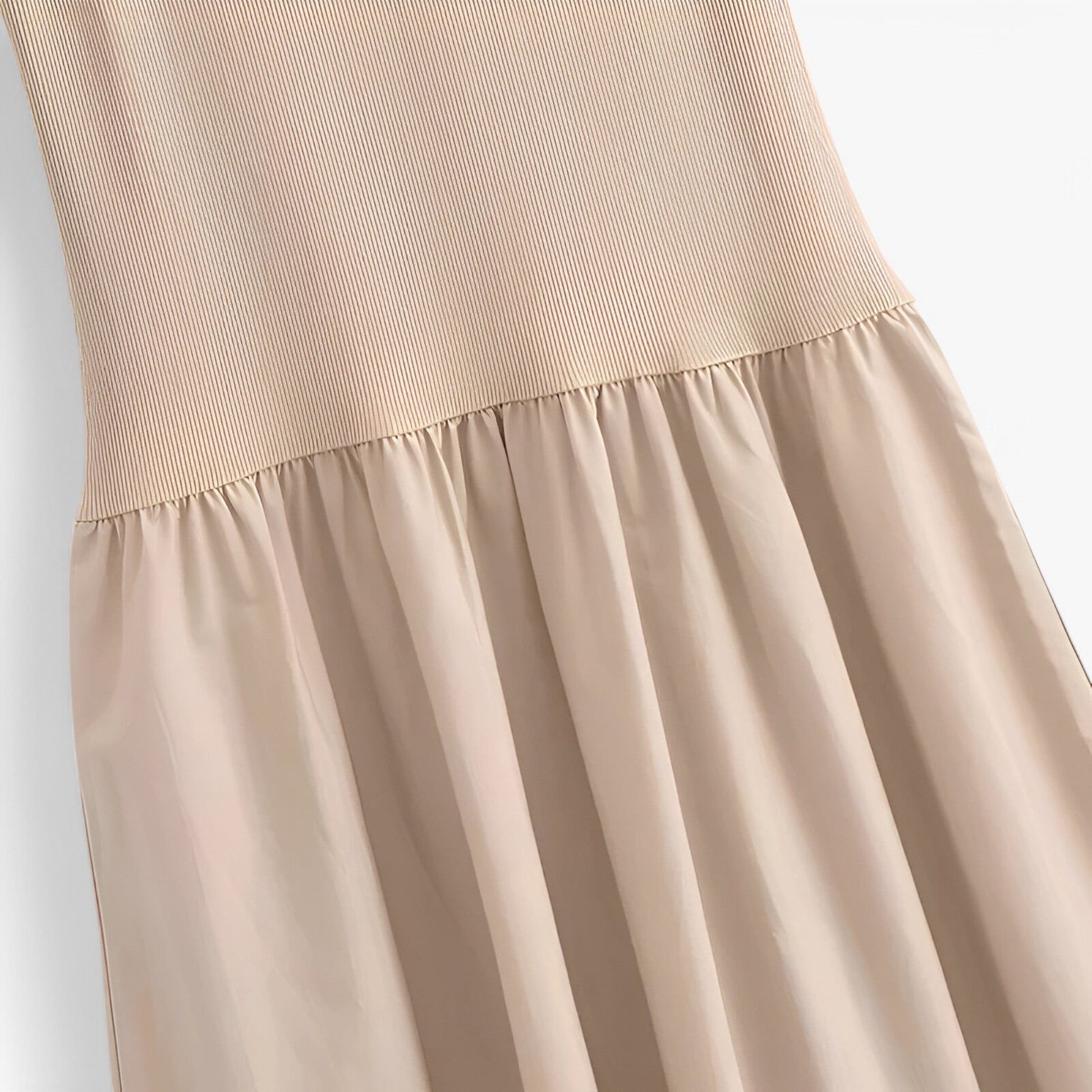 Sukienka Midi Elegancka dla Kobiet - Wygodna Dzianinowa Bodycon bez Rękawów na Wesele i Casualowe Wyjścia 6