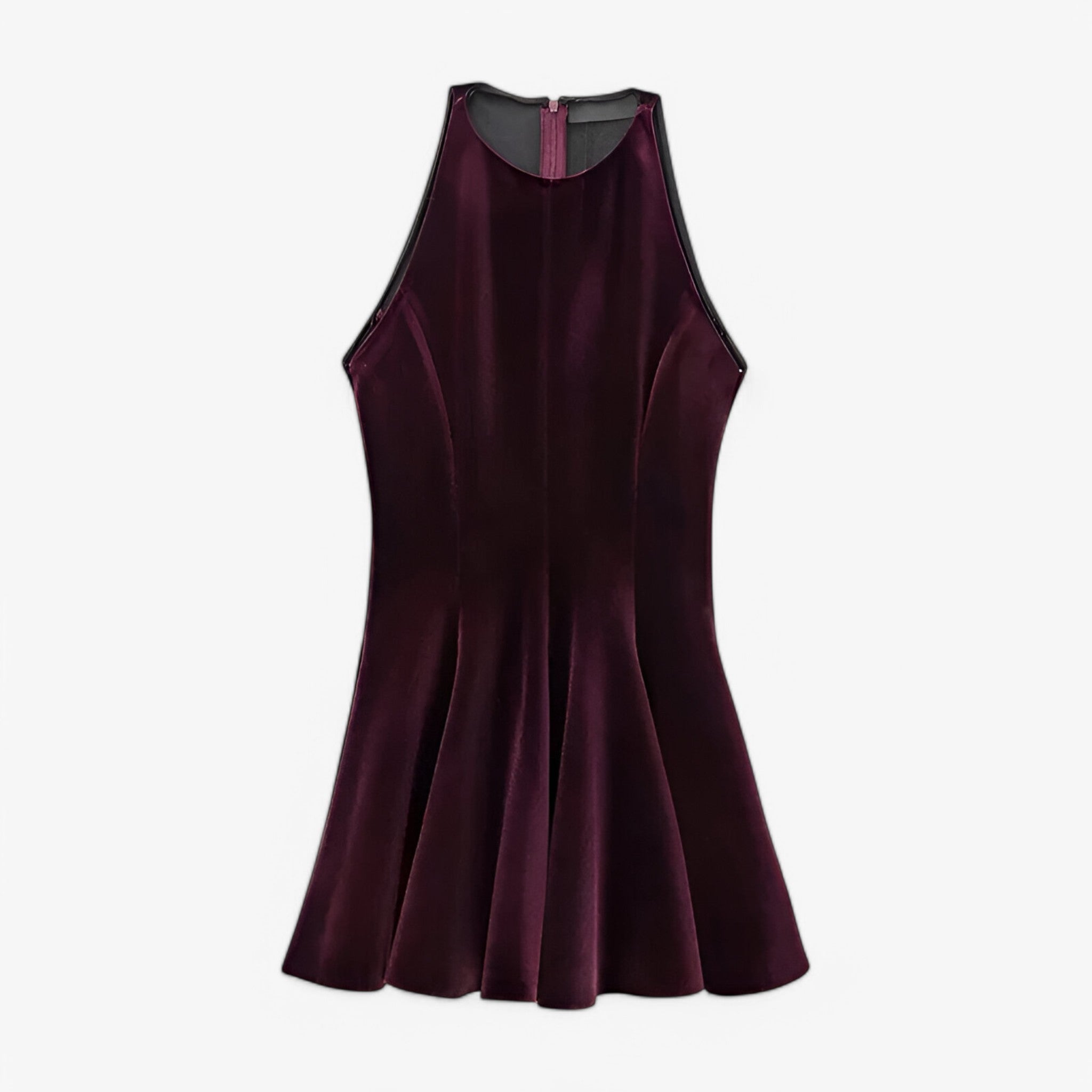 Sukienka Mini Welurowa dla Kobiet - Elegancka Sukienka na Wesele i Przyjęcia 0