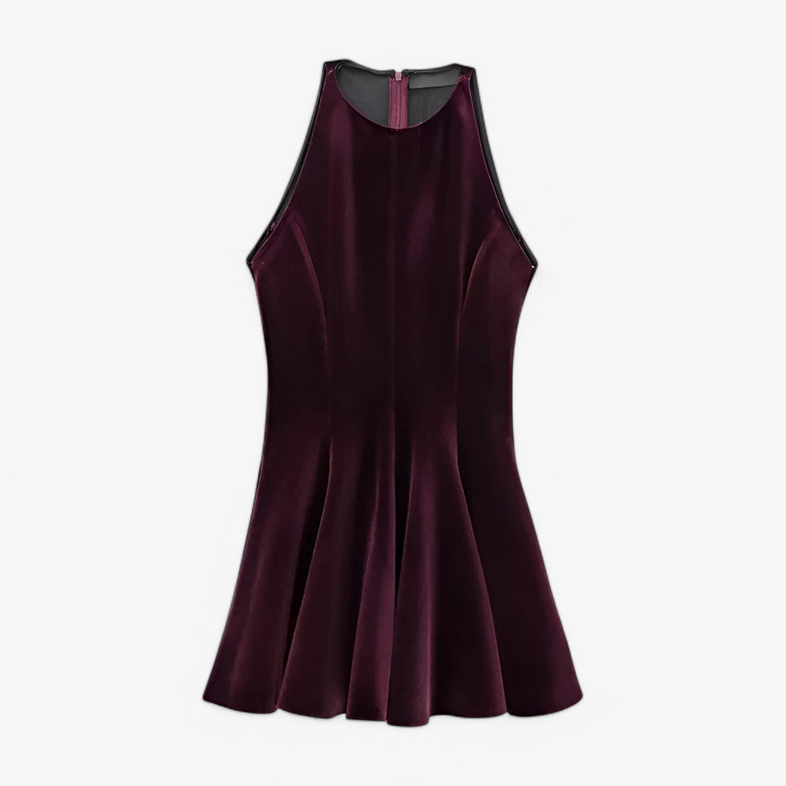 Sukienka Mini Welurowa dla Kobiet - Elegancka Sukienka na Wesele i Przyjęcia 0